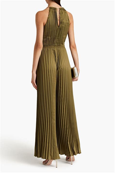 women's michael kors jumpsuit|Michael Kors pleated jumpsuit.